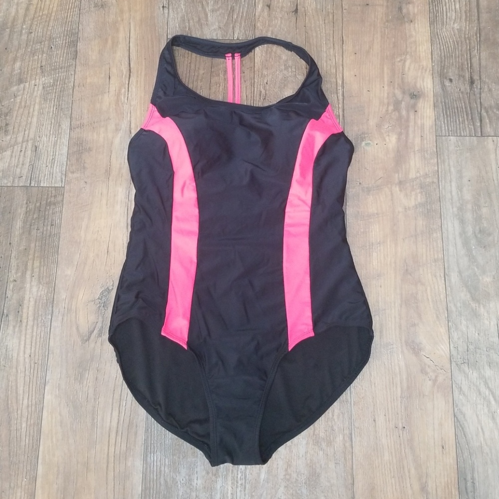Catalina Bathing Suit Black Coral 12/14